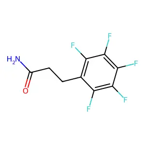 3-(Pentafluorophenyl)propionamide structure