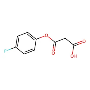 3-(4-Fluorophenoxy)-3-oxopropanoic acid structure