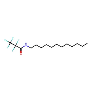 1-Aminododecane, pentafluoropropionyl structure