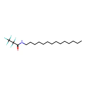 1-Aminotetradecane, pentafluoropropionyl structure