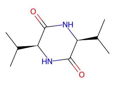 Valylvaline anhydride structure