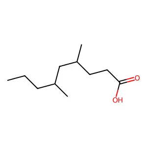 4,6-二甲基壬酸 structure