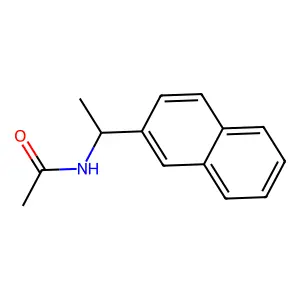 N-(1-(naphthalen-2-yl)ethyl)acetamide structure