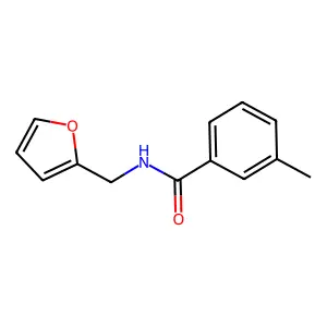 N-(furan-2-ylmethyl)-3-methylbenzamide structure