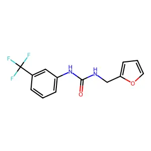 1-Furfuryl-3-(3-trifluoromethylphenyl)urea structure
