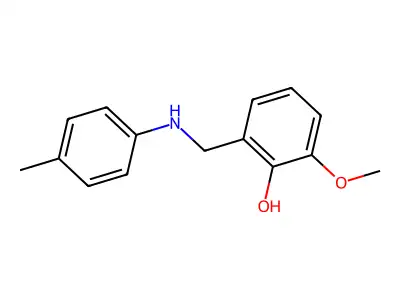 2-Methoxy-6-{[(4-methylphenyl)amino]methyl}phenol structure