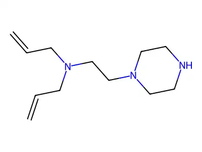 1-[2-(Diallylamino)-ethyl]-piperazine structure