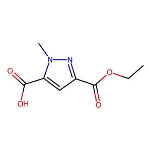 1H-Pyrazole-3,5-dicarboxylic acid, 1-methyl-, 3-ethyl ester structure