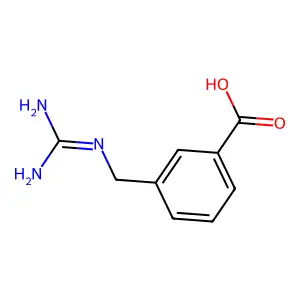 3-(Guanidinomethyl)benzoic acid structure