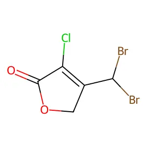 3-Chloro-4-(dibromomethyl)-2(5H)-furanone structure