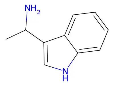 1-(1H-indol-3-yl)ethanamine structure