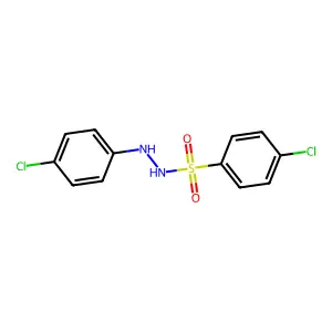 4-chloro-N'-(4-chlorophenyl)benzenesulfonohydrazide structure
