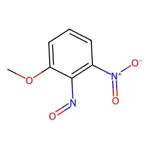 1-Methoxy-3-nitro-2-nitrosobenzene structure