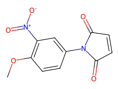 1-(4-Methoxy-3-nitrophenyl)-1H-pyrrole-2,5-dione structure