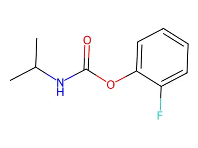2-Fluorophenyl isopropylcarbamate structure