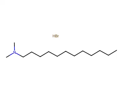 十二烷基二甲基溴化铵 structure