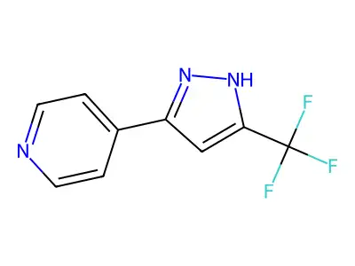 5-(Pyridine-4-Yl)-3-(Trifluoromethyl)Pyrazole structure