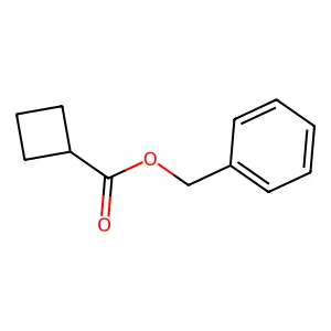 Benzyl cyclobutanecarboxylate structure