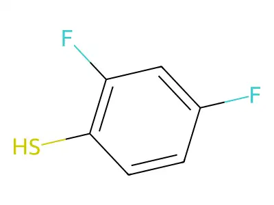 2,4-Difluorobenzene-1-thiol structure