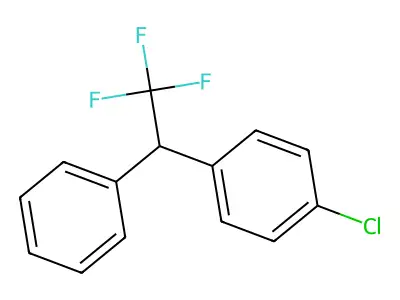 1-Chloro-4-(2,2,2-trifluoro-1-phenylethyl)benzene structure
