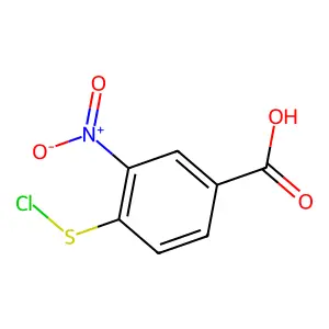 2-硝基-4-羧基苯硫基氯 structure