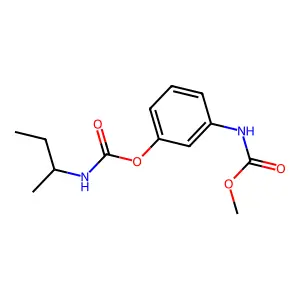 [3-(methoxycarbonylamino)phenyl] N-butan-2-ylcarbamate structure