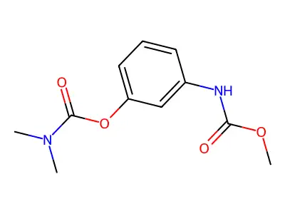 [3-(methoxycarbonylamino)phenyl] N,N-dimethylcarbamate structure