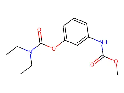 [3-(methoxycarbonylamino)phenyl] N,N-diethylcarbamate structure