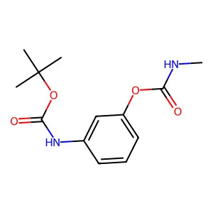 [3-[(2-methylpropan-2-yl)oxycarbonylamino]phenyl] N-methylcarbamate structure