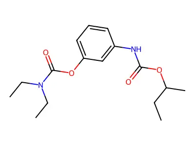 [3-(butan-2-yloxycarbonylamino)phenyl] N,N-diethylcarbamate structure