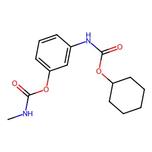 [3-(cyclohexyloxycarbonylamino)phenyl] N-methylcarbamate structure