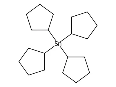 Tetracyclopentylstannane structure