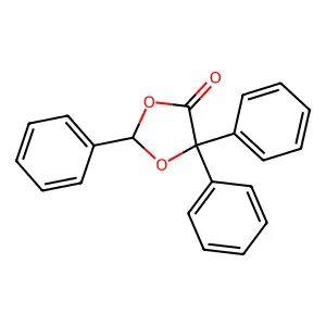 2,5,5-Triphenyl-1,3-dioxolan-4-one structure