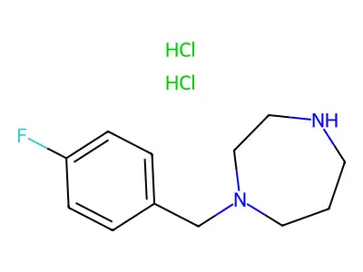 1-(4-Fluorobenzyl)-1,4-diazepane structure