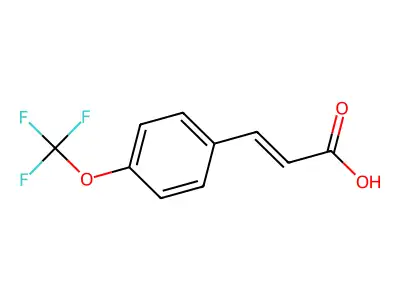 2-Propenoic acid, 3-[4-(trifluoromethoxy)phenyl]- structure