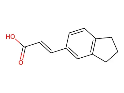 3-(2,3-Dihydro-1h-inden-5-yl)prop-2-enoic acid structure