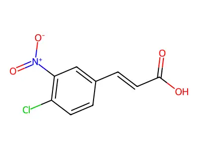 3-(4-Chloro-3-nitro-phenyl)prop-2-enoic acid structure