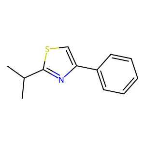 Thiazole, 2-(1-methylethyl)-4-phenyl- structure