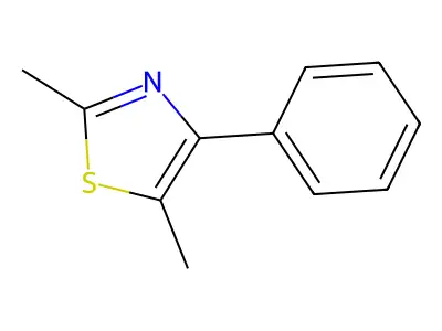 2,5-Dimethyl-4-phenylthiazole structure