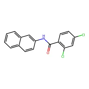 2,4-dichloro-N-(naphthalen-2-yl)benzamide structure