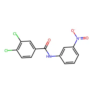 3,4-dichloro-N-(3-nitrophenyl)benzamide structure