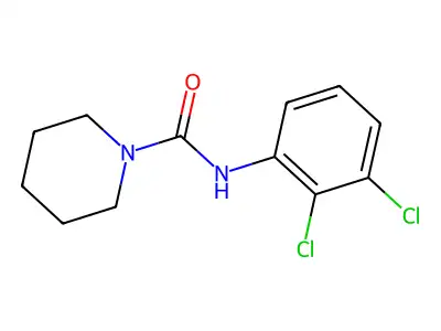 N-(2,3-Dichlorophenyl)-1-piperidinecarboxamide structure