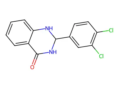 2-(3,4-dichlorophenyl)-2,3-dihydro-1H-quinazolin-4-one structure