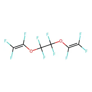 1,1'-((1,1,2,2-Tetrafluoroethylene)bis(oxy))bis(1,2,2-trifluoroethylene) structure