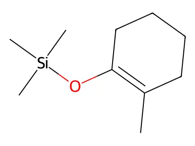 Silane, trimethyl((2-methyl-1-cyclohexen-1-yl)oxy)- structure