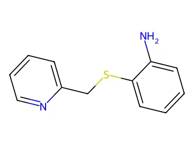 2-(2-Pyridylmethylthio)aniline structure