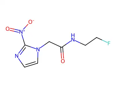 N-(2-Fluoroethyl)-2-(2-nitro-1H-imidazol-1-yl)acetamide structure