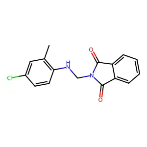 2-{[(4-Chloro-2-methylphenyl)amino]methyl}-1h-isoindole-1,3(2h)-dione structure