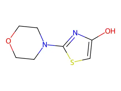 2-(4-Morpholinyl)-4-thiazolol structure