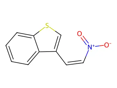 3-[(Z)-2-nitroethenyl]benzothiophene structure